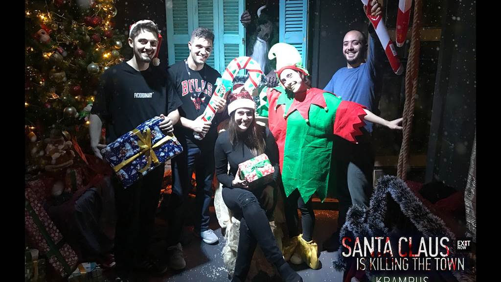 Santa Claus Is Killing The Town: Krampus team photo